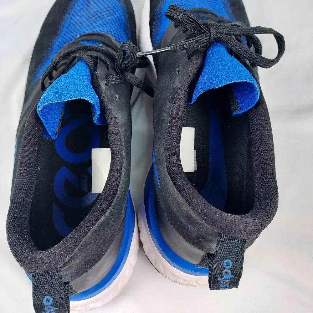 Nike Revolution 5 Mens 13 Running Sneakers Black Blue Lightweight Shoes
